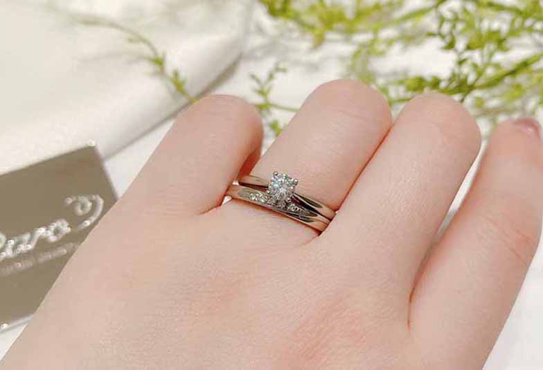 婚約指輪と結婚指輪のカバーリング